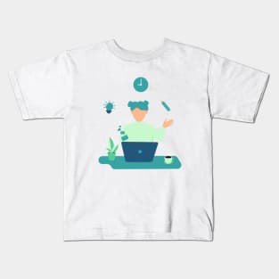 School Woman Kids T-Shirt